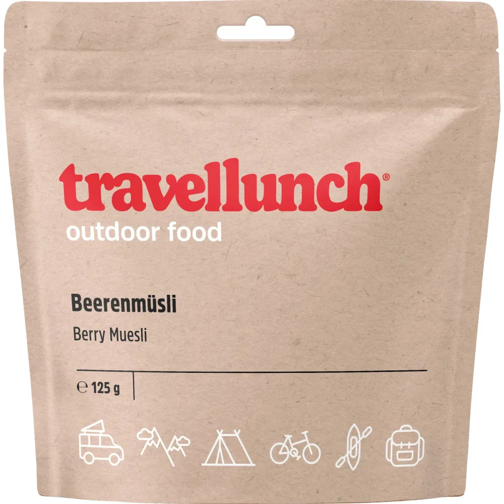 Travellunch Beerenmüsli mit Milch