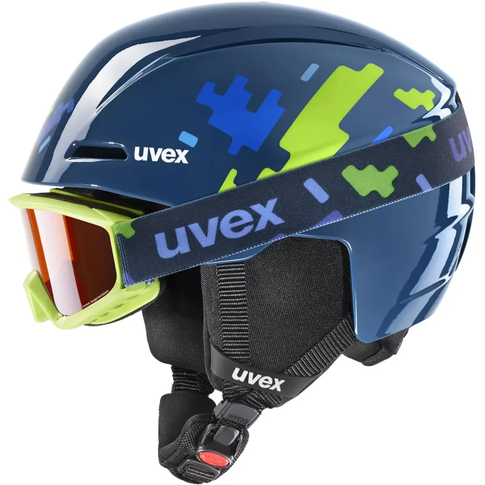 Uvex Kinder Viti Set Skihelm
