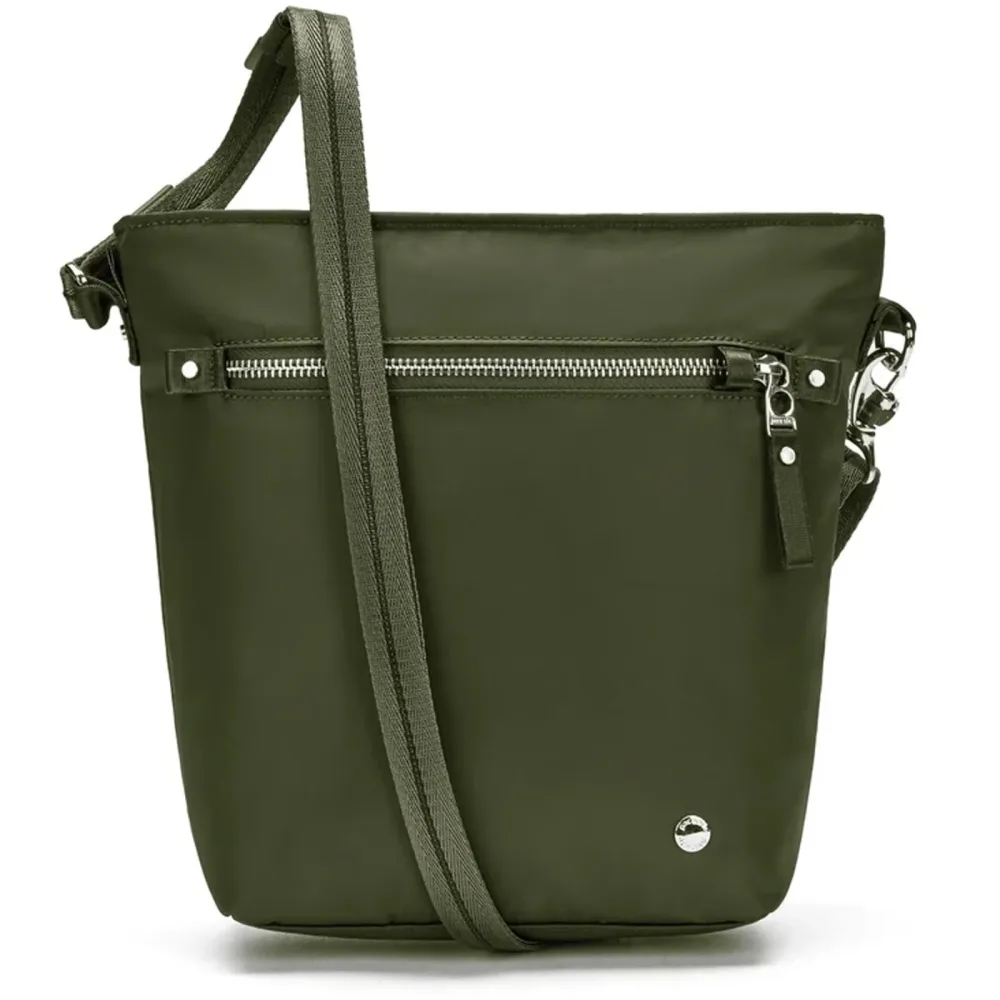 Pacsafe Damen Crossbody Umhängetasche