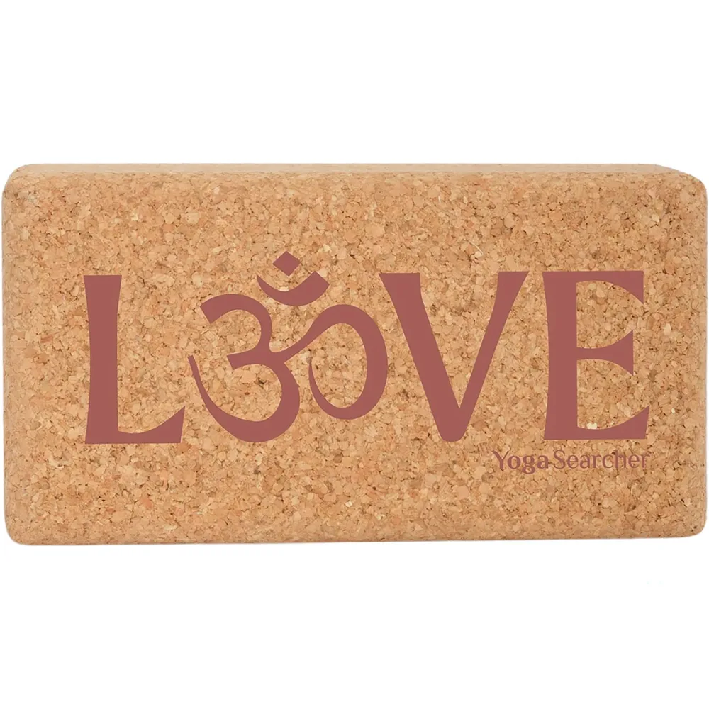 Yoga Searcher Damen Love Block Natural Cork Yoga Block