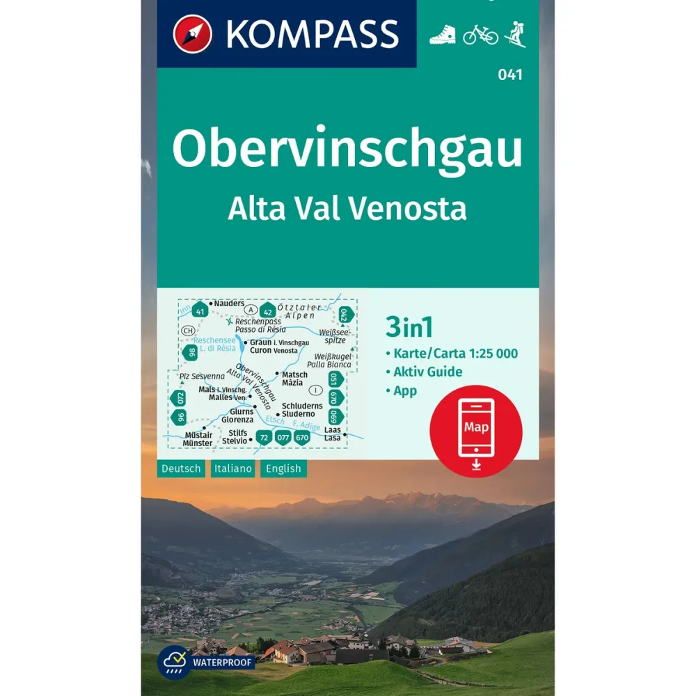 Kompass Verlag WK 041 Obervinschgau