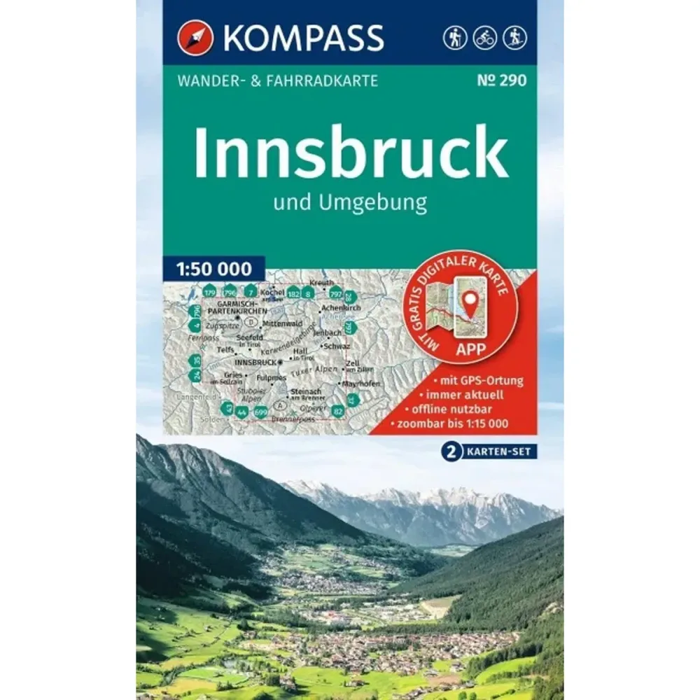 Kompass Verlag WK 290 Innsbruck