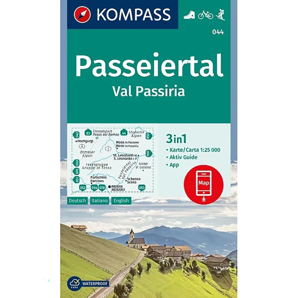 Kompass Verlag WK 044 Passeiertal Val Passiria