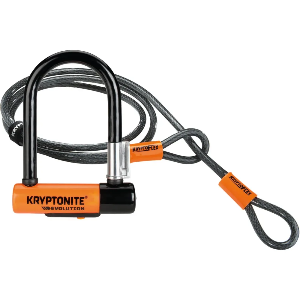 Kryptonite Evolution Mini-7 mit Kryptoflex Fahrradschloss