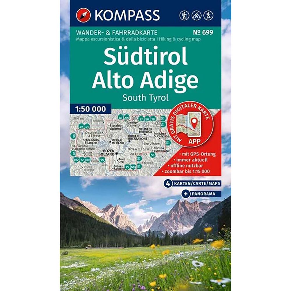 Kompass Verlag WK 699 Südtirol Kartenset