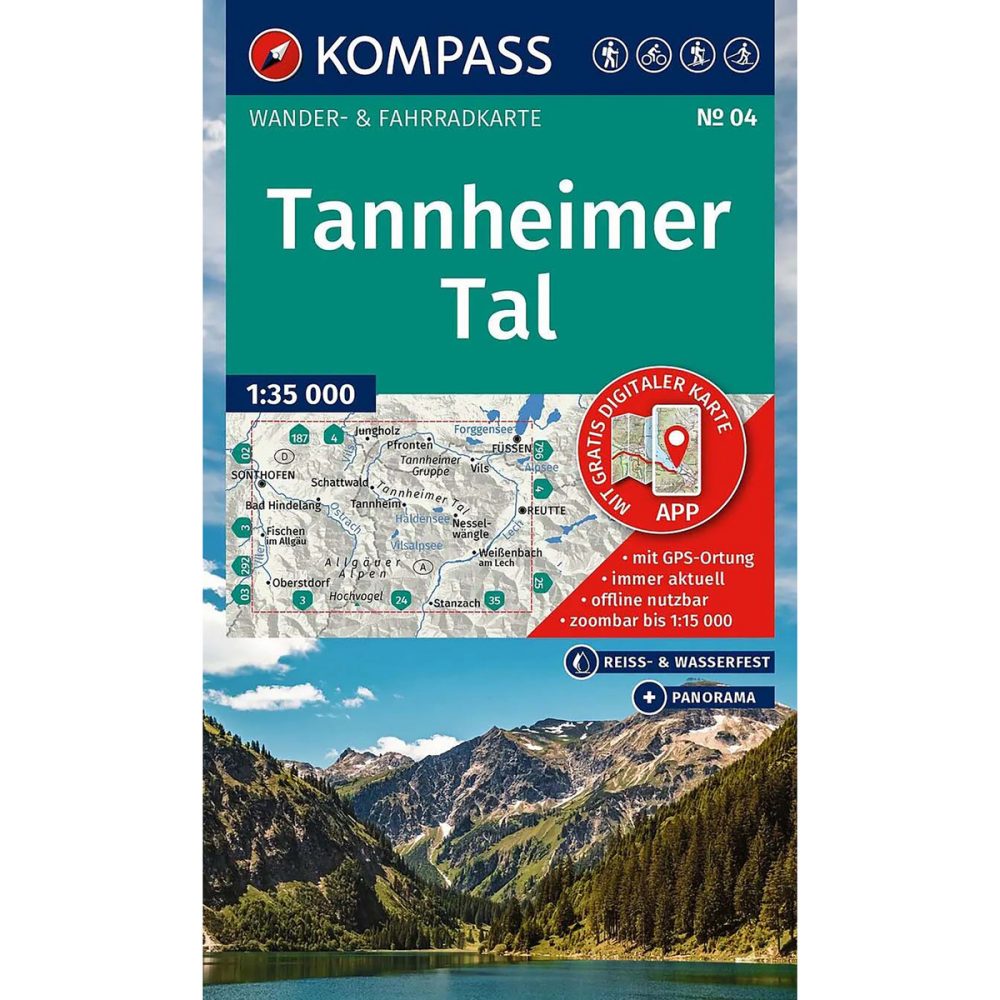 Kompass Verlag WK 04 Tannheimer Tal