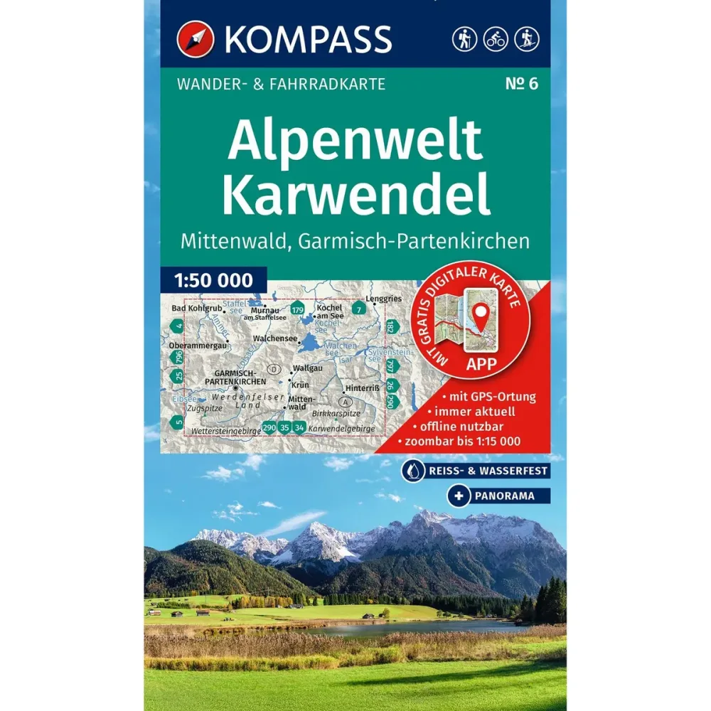Kompass Verlag WK 6 Alpenwelt Karwendel