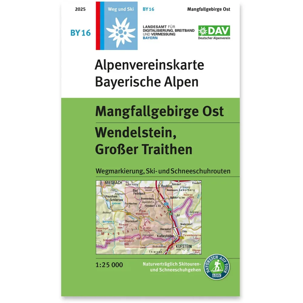 DAV AV-Karte BY 16 Mangfallgebirge Ost, Wendelstein