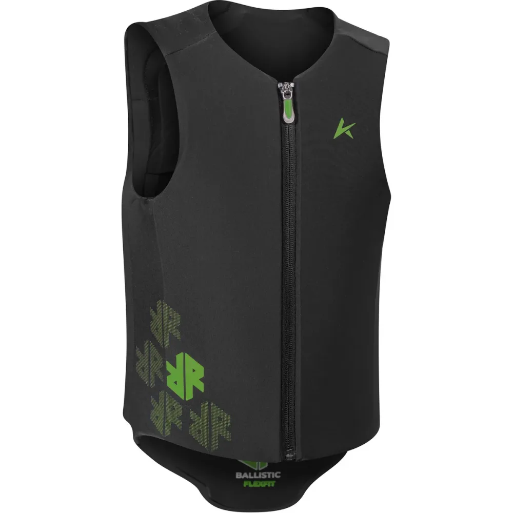 Komperdell Rückenprotektor Ballistic FlexFit PRO junior - Level 2 - black-lime -  Grösse Bekleidung Kinder: 140