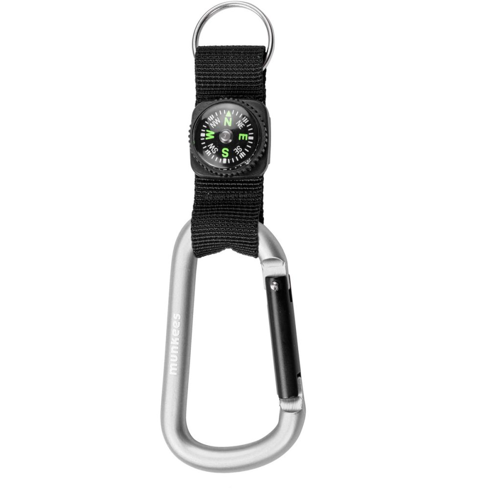 Munkees Karabiner mit Kompassband
