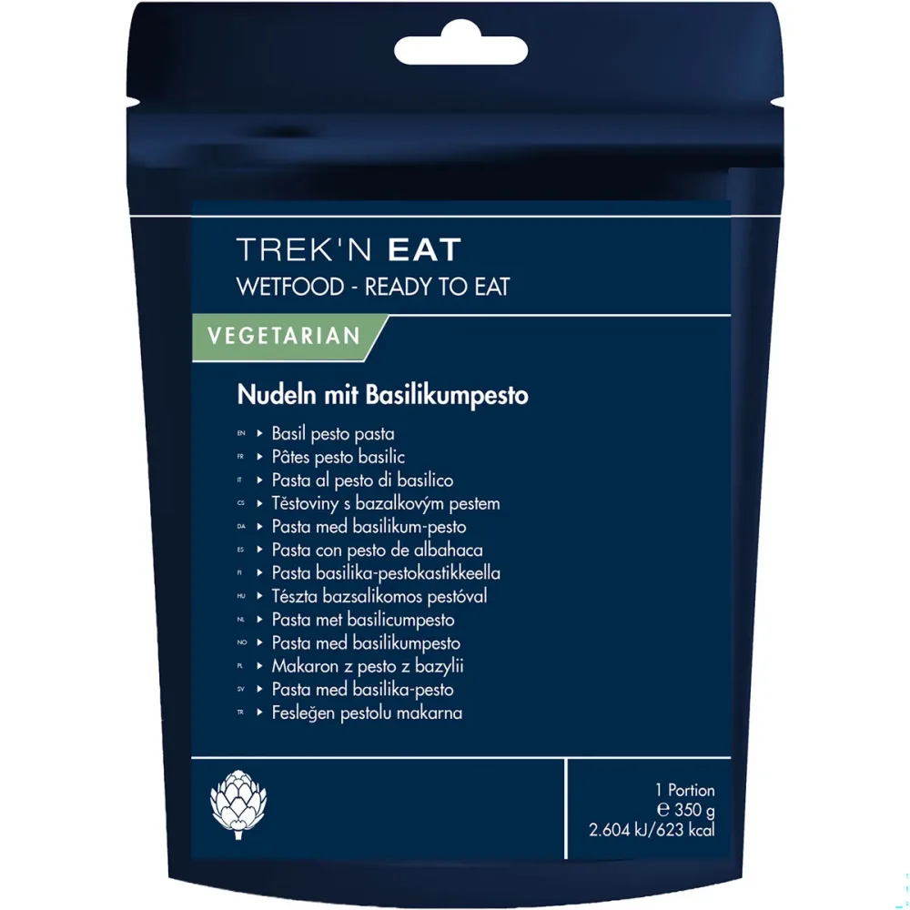 Trekn Eat - Nudeln mit Basilikumpesto (Ready to Eat)