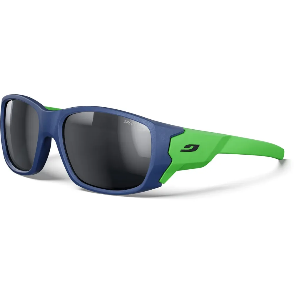 Julbo Kinder Sonnenbrille Stronger - dunkelblau / grün, rauchgrau