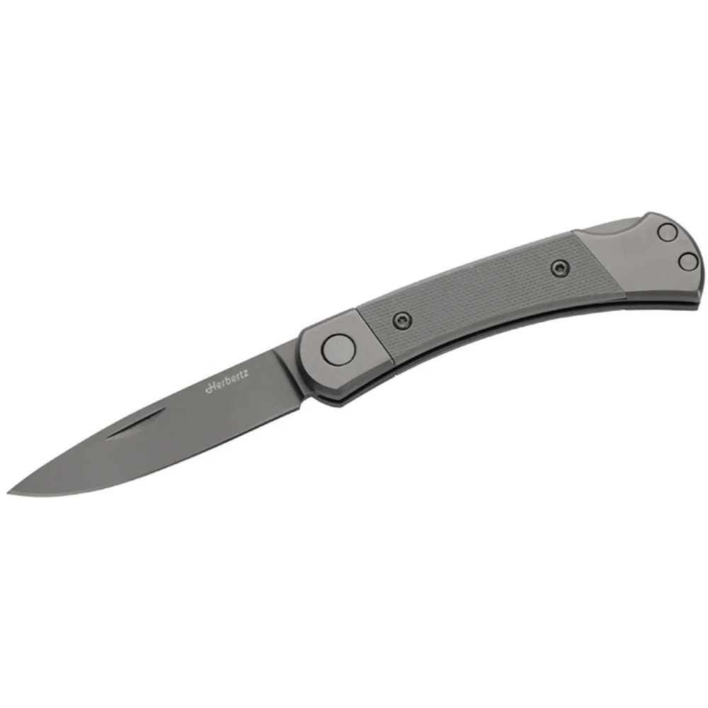 Herbertz Titanbeschichtung Grey D2 Small Taschenmesser