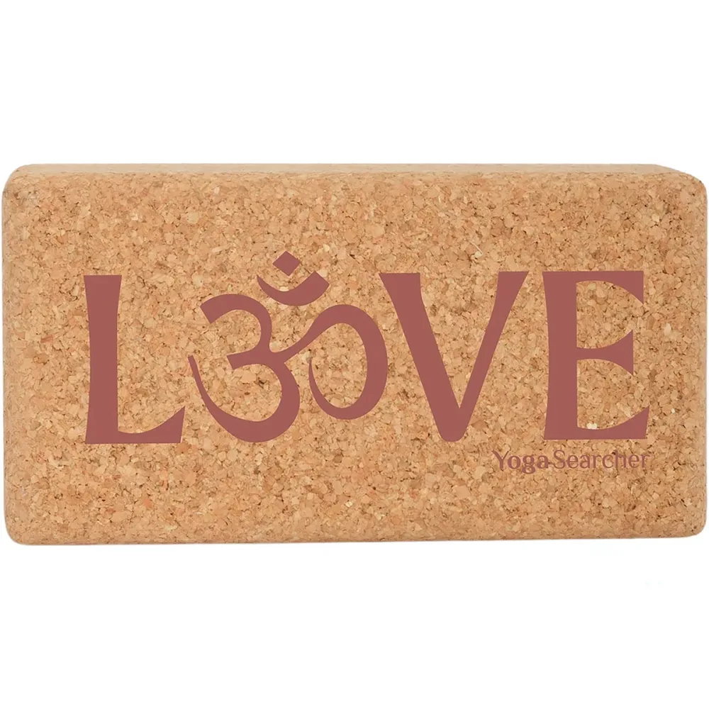 Yoga Searcher Damen Love Block Natural Cork Yoga Block