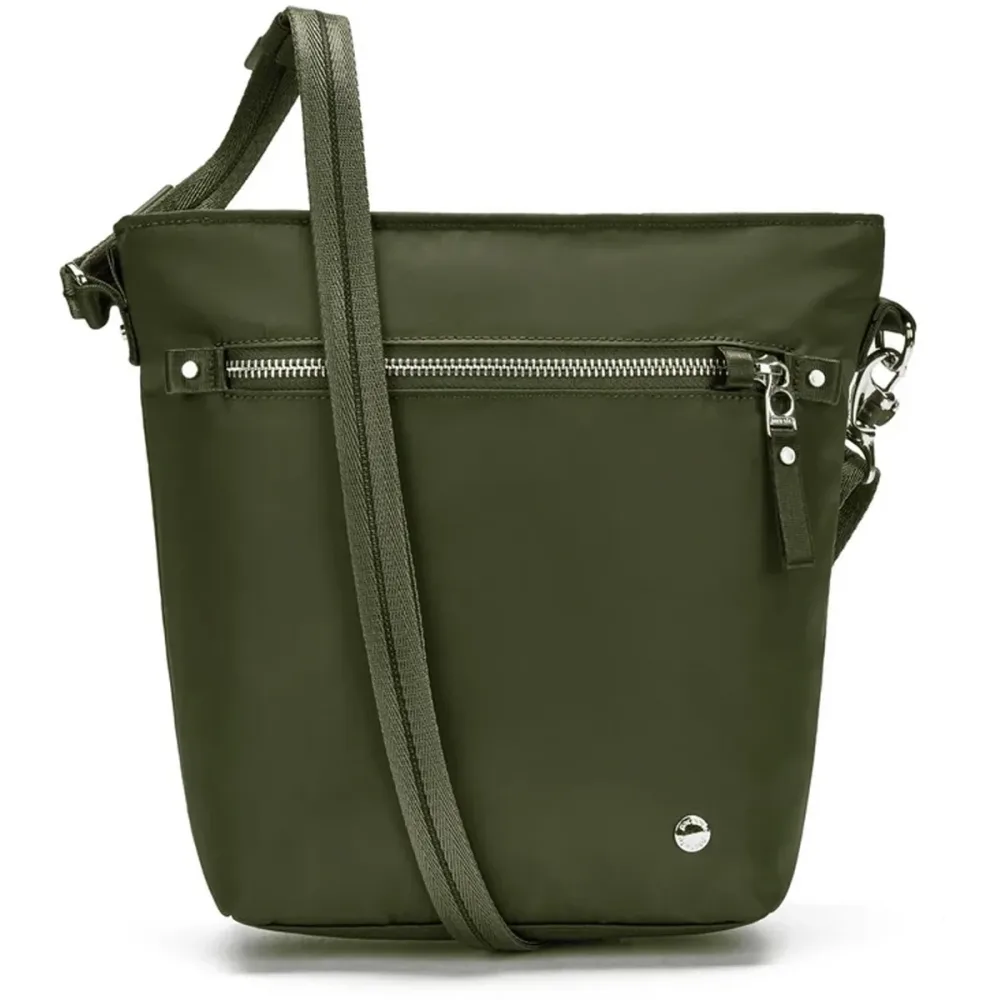 Pacsafe Damen Crossbody Umhängetasche