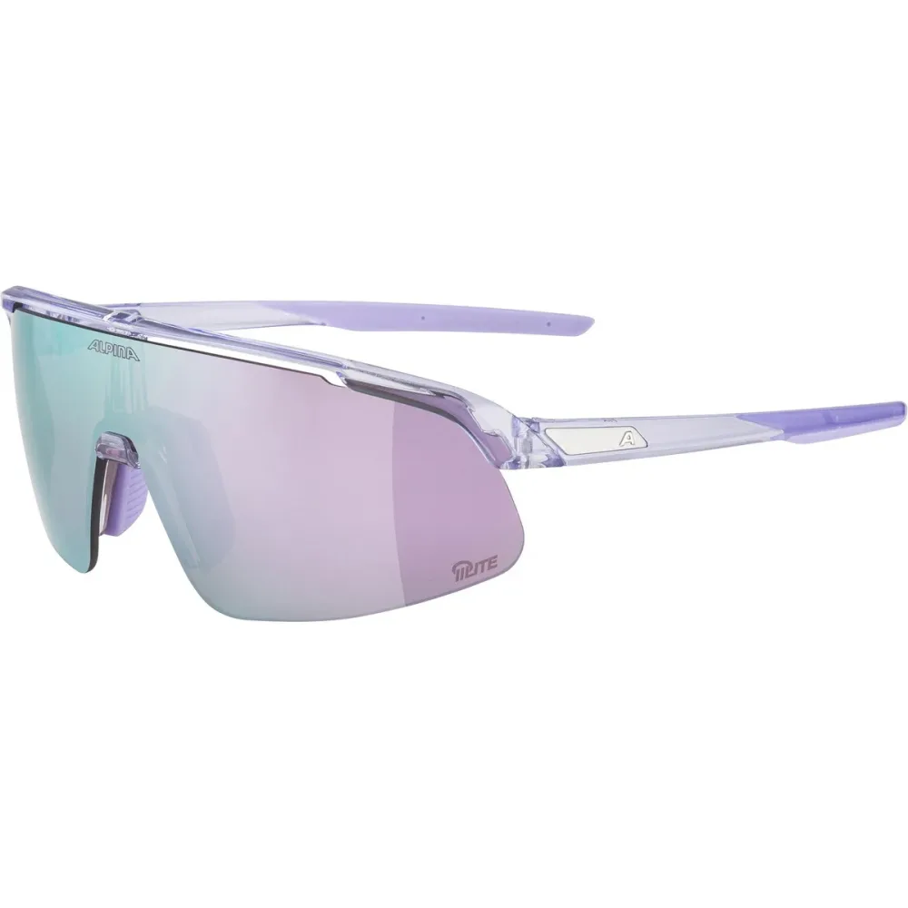 ALPINA Turbo Pro S Q-Lite Sportbrille Lila, Herren, Größe: ONE SIZE