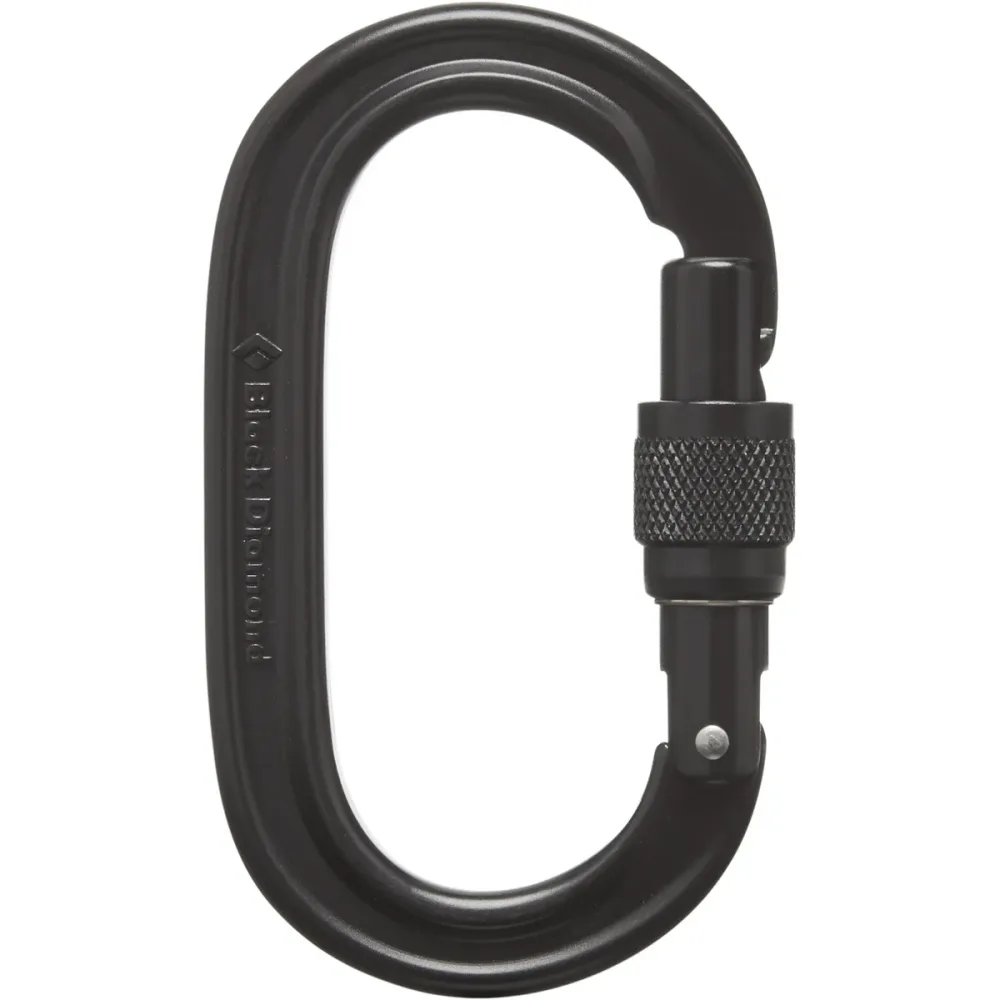 Black Diamond Oval Keylock Screwlock Karabiner