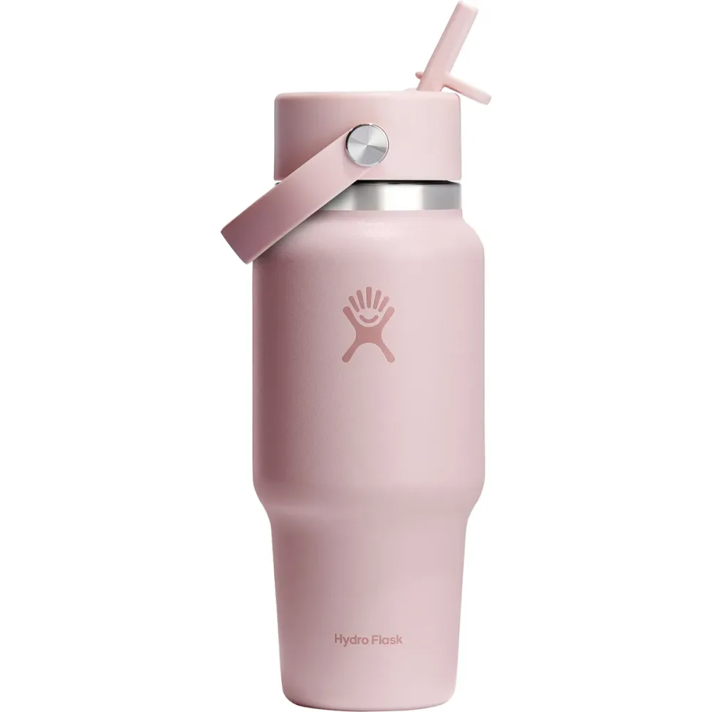 Hydro Flask Travel Bottle with Flex Straw Cap 710 ml Trinkflasche Rosa, Herren, Größe: 0