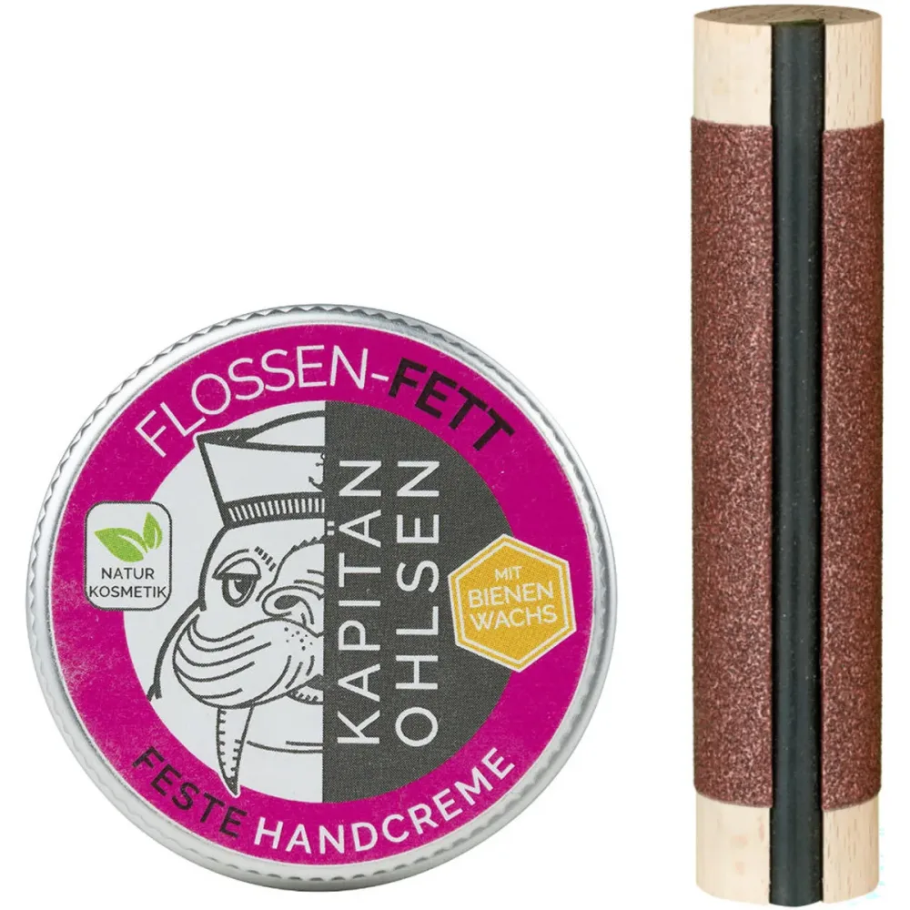 Kapitän-Ohlsens Flossen-Feile und Flossen Fett Set