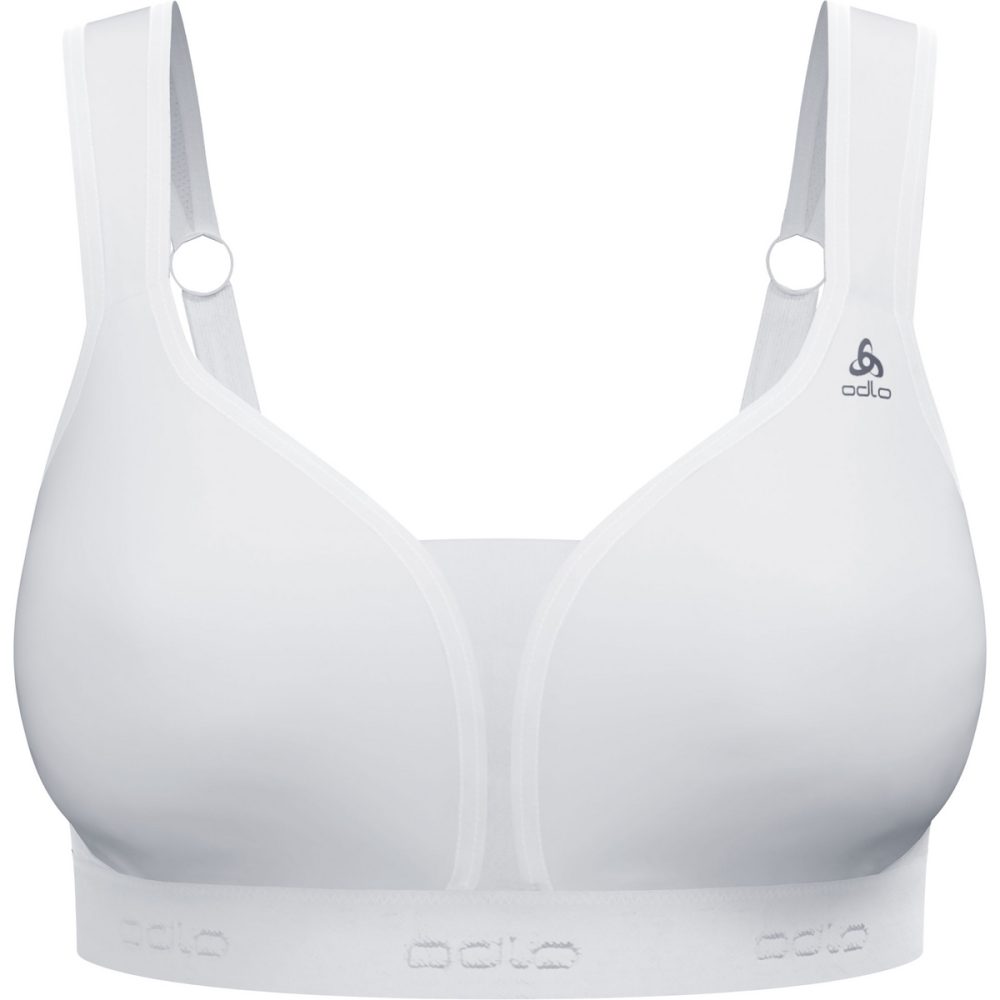 Odlo Gepolsterter high Sport-BH für Damen - Wandern, Training - weiss, 75D