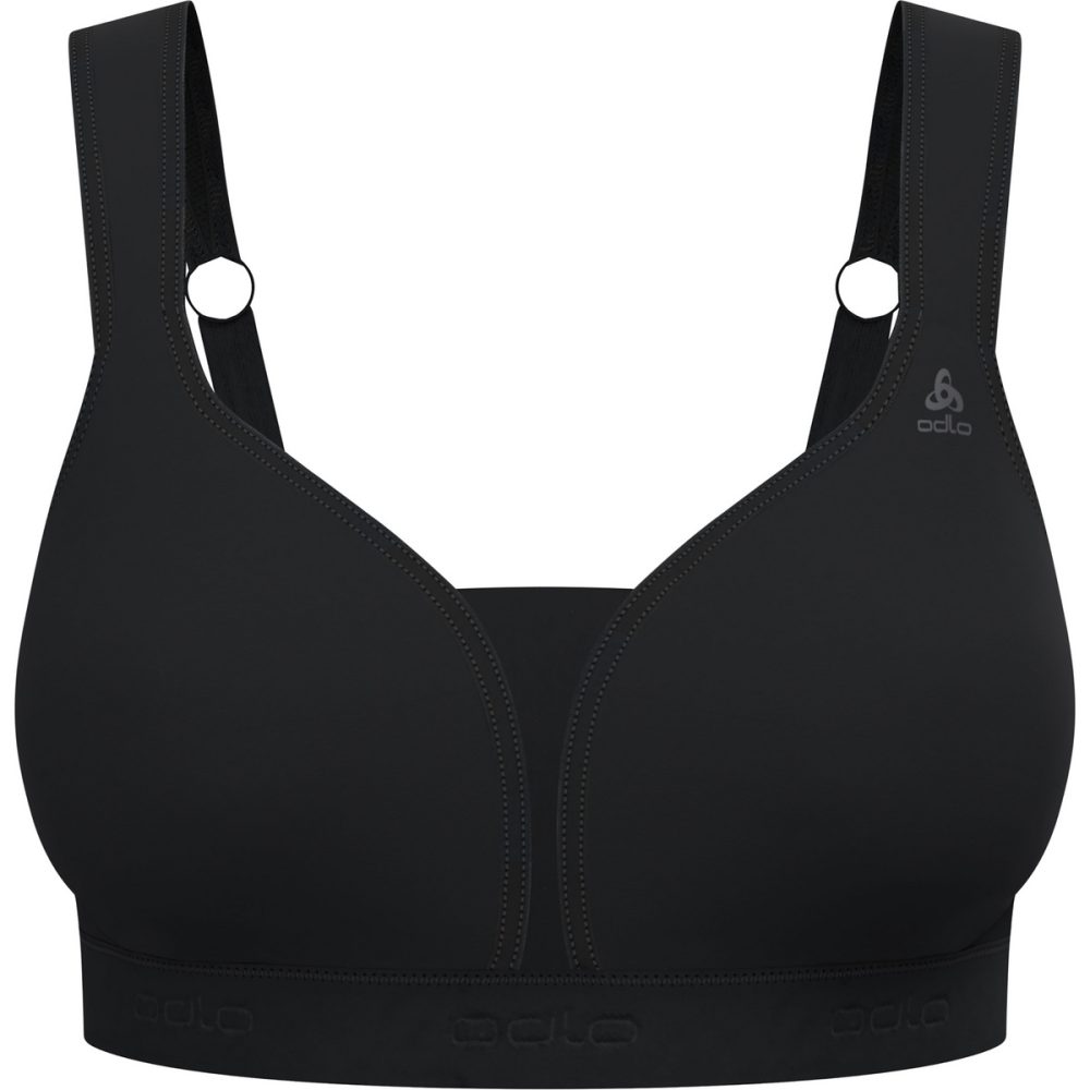 Odlo Gepolsterter high Sport-BH für Damen - Wandern, Training - schwarz, 85E