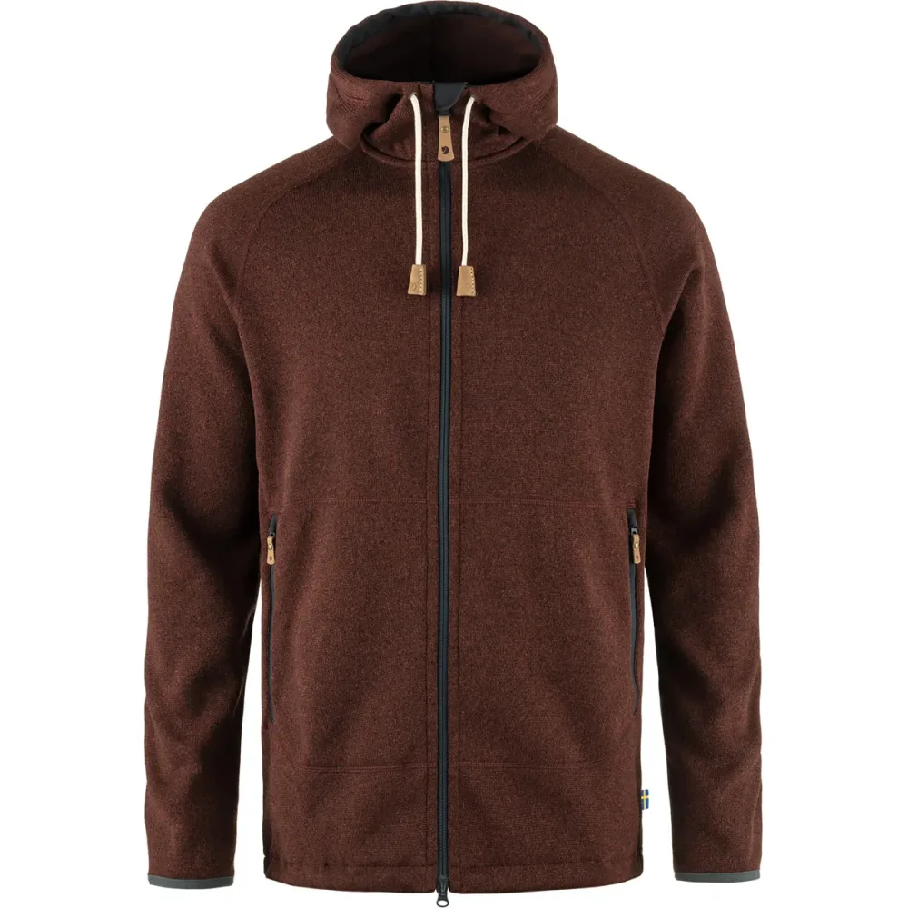 Fjällräven Herren Övik Fleece Hoodie Jacke