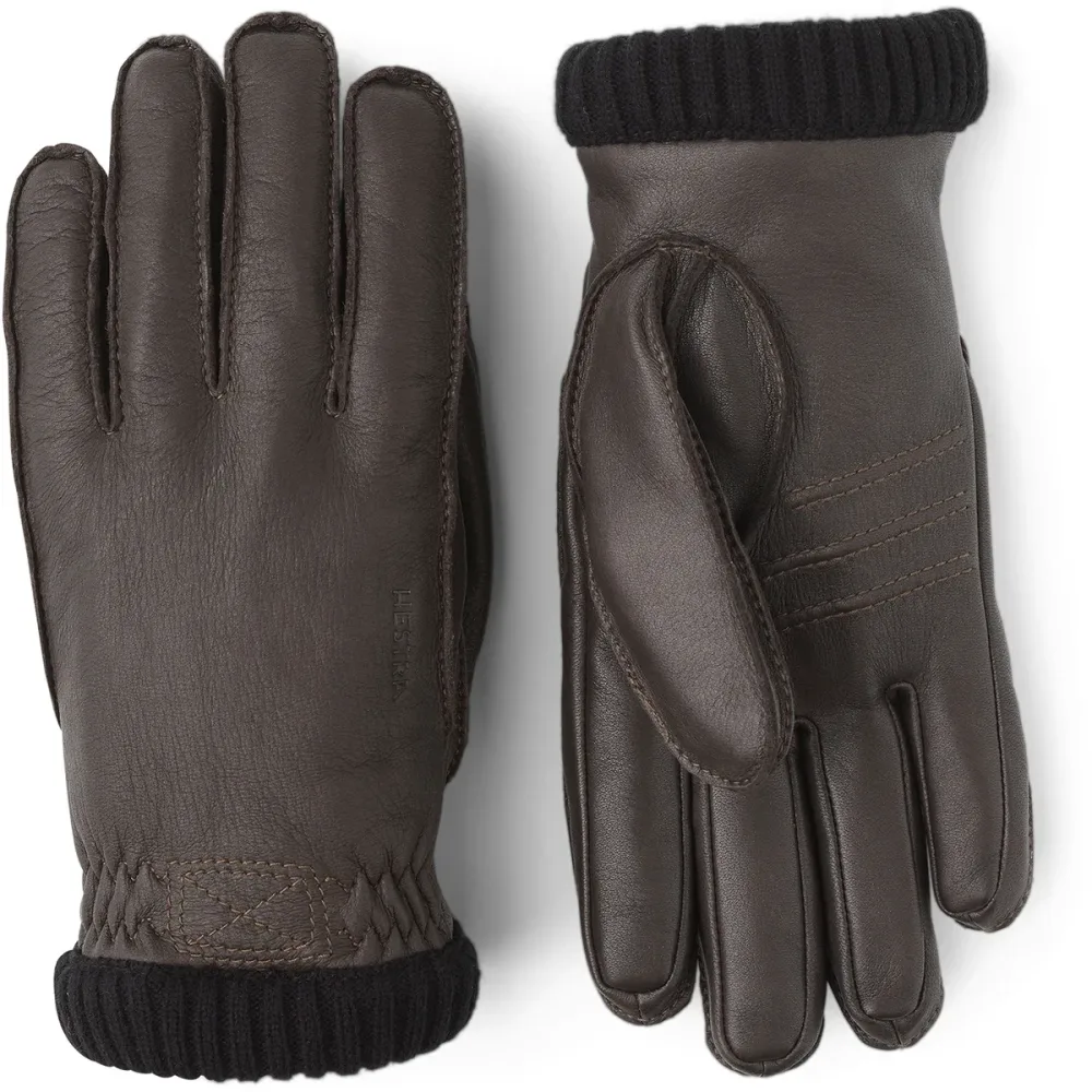 Hestra Herren Deerskin Primaloft Rib Handschuhe