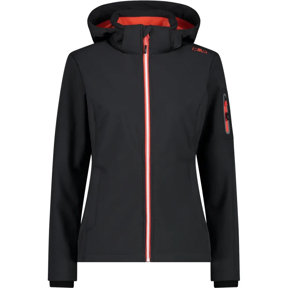CMP Damen Softshell Hoodie Jacke