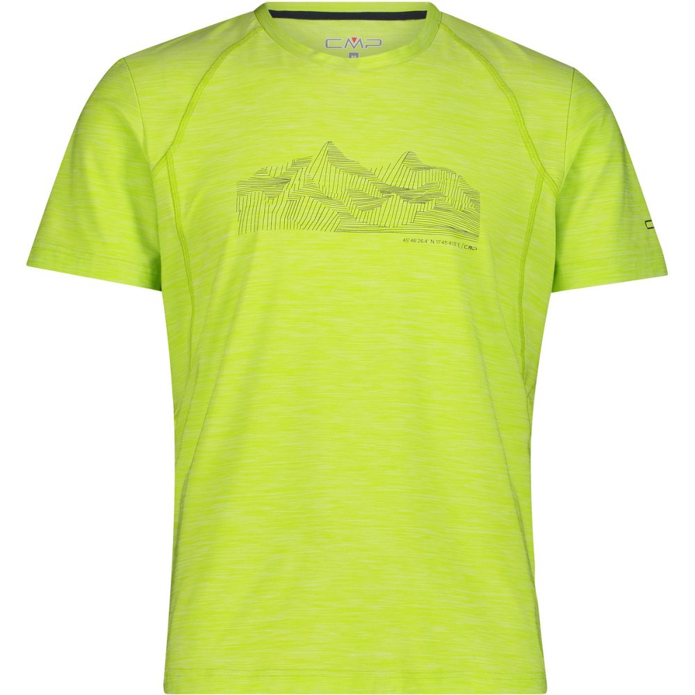 CMP Herren Melange Print T-Shirt