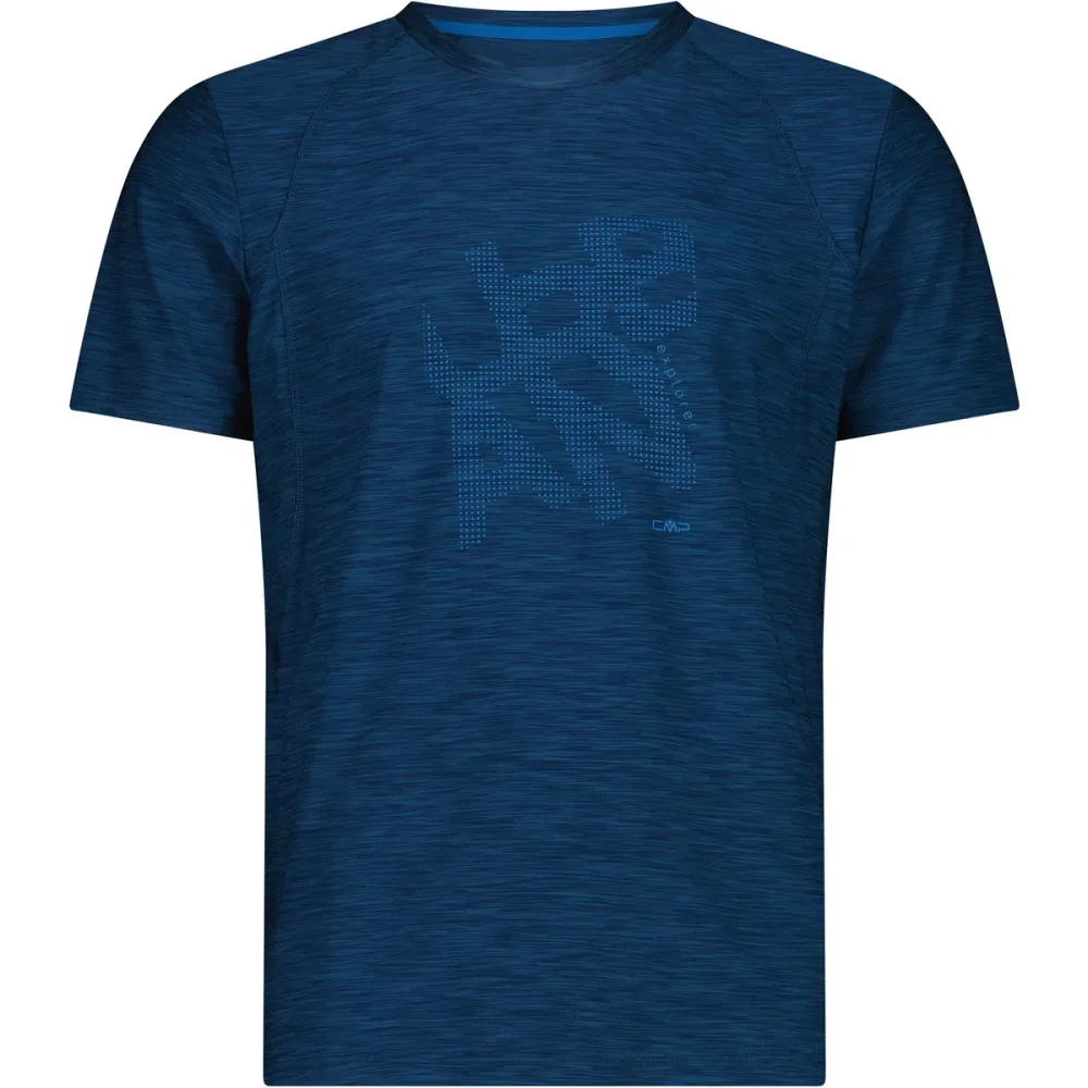 CMP Herren Melange Print T-Shirt