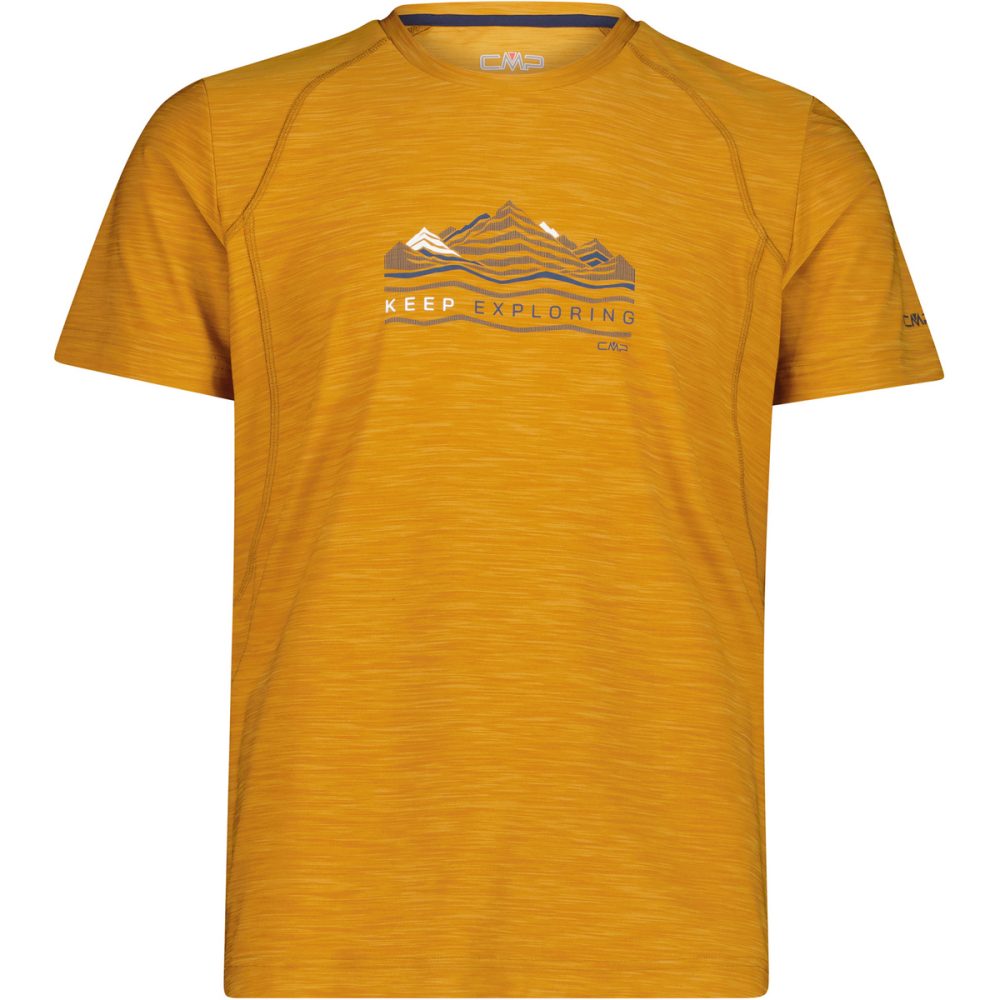 CMP Herren Melange Print T-Shirt