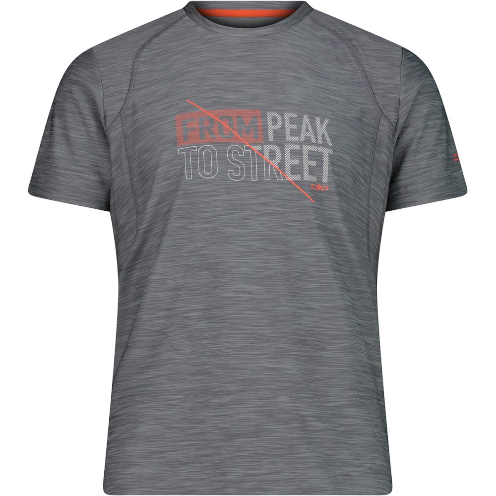 CMP Herren Melange Print T-Shirt