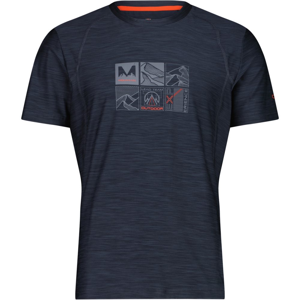 CMP Herren Melange Print T-Shirt