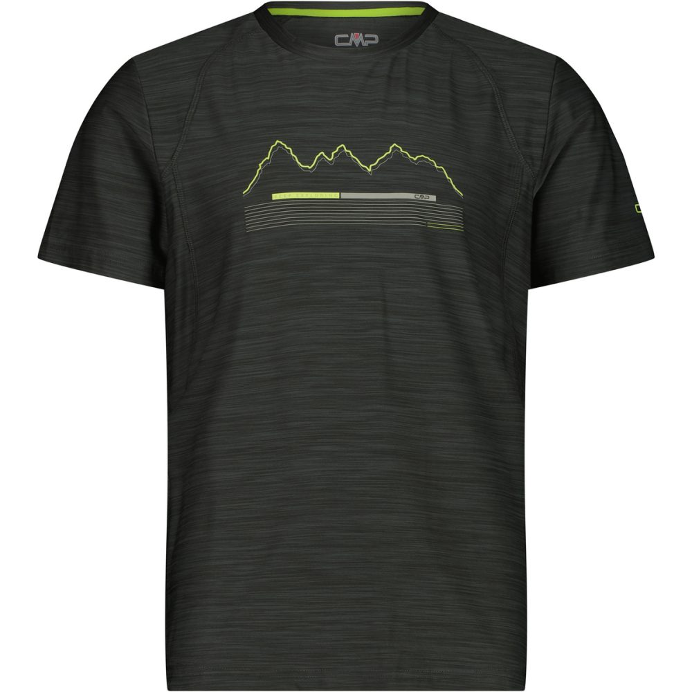 CMP Herren Melange Print T-Shirt