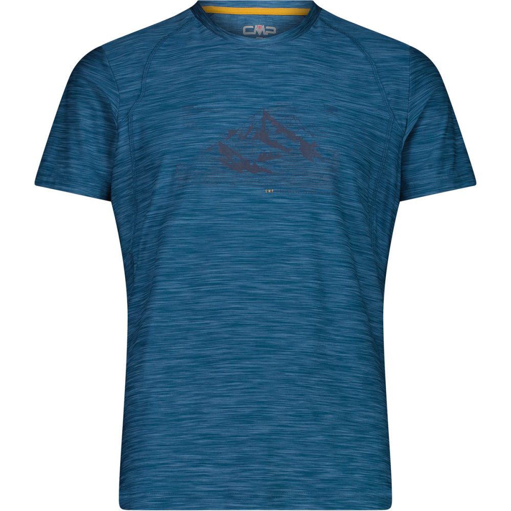 CMP Herren Melange Print T-Shirt