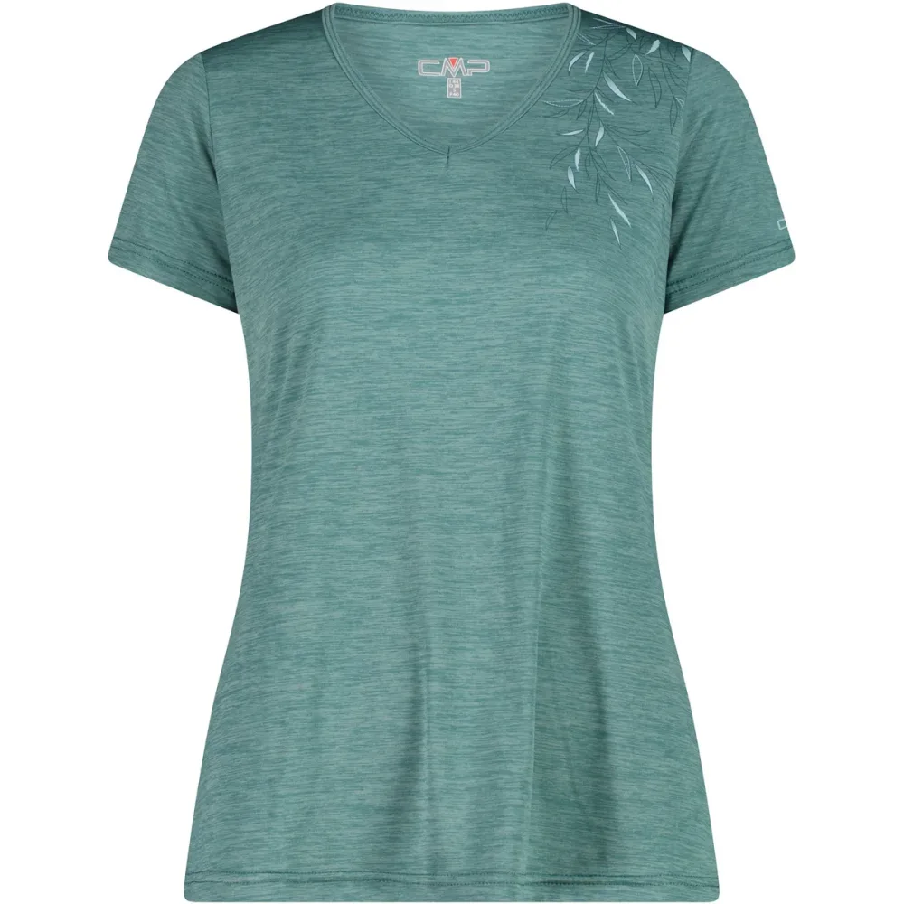 CMP Damen Melange Print T-Shirt