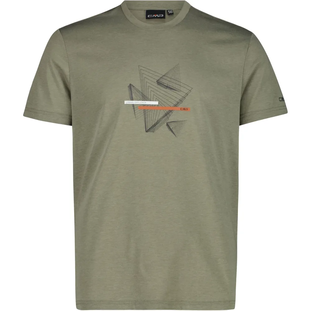 CMP Herren Cotton Print T-Shirt