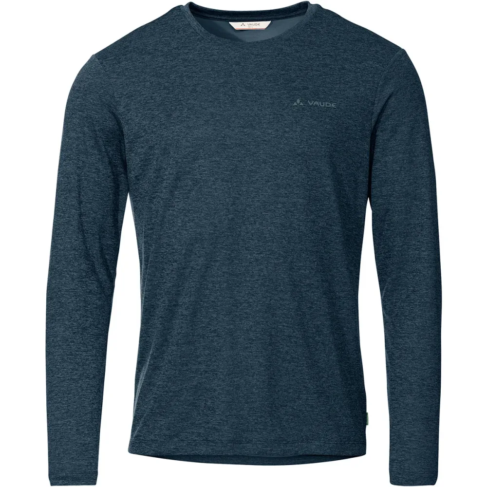 VAUDE - T-Shirt, Rundhals, langarm, für Herren, Dunkelblau, Größe XL