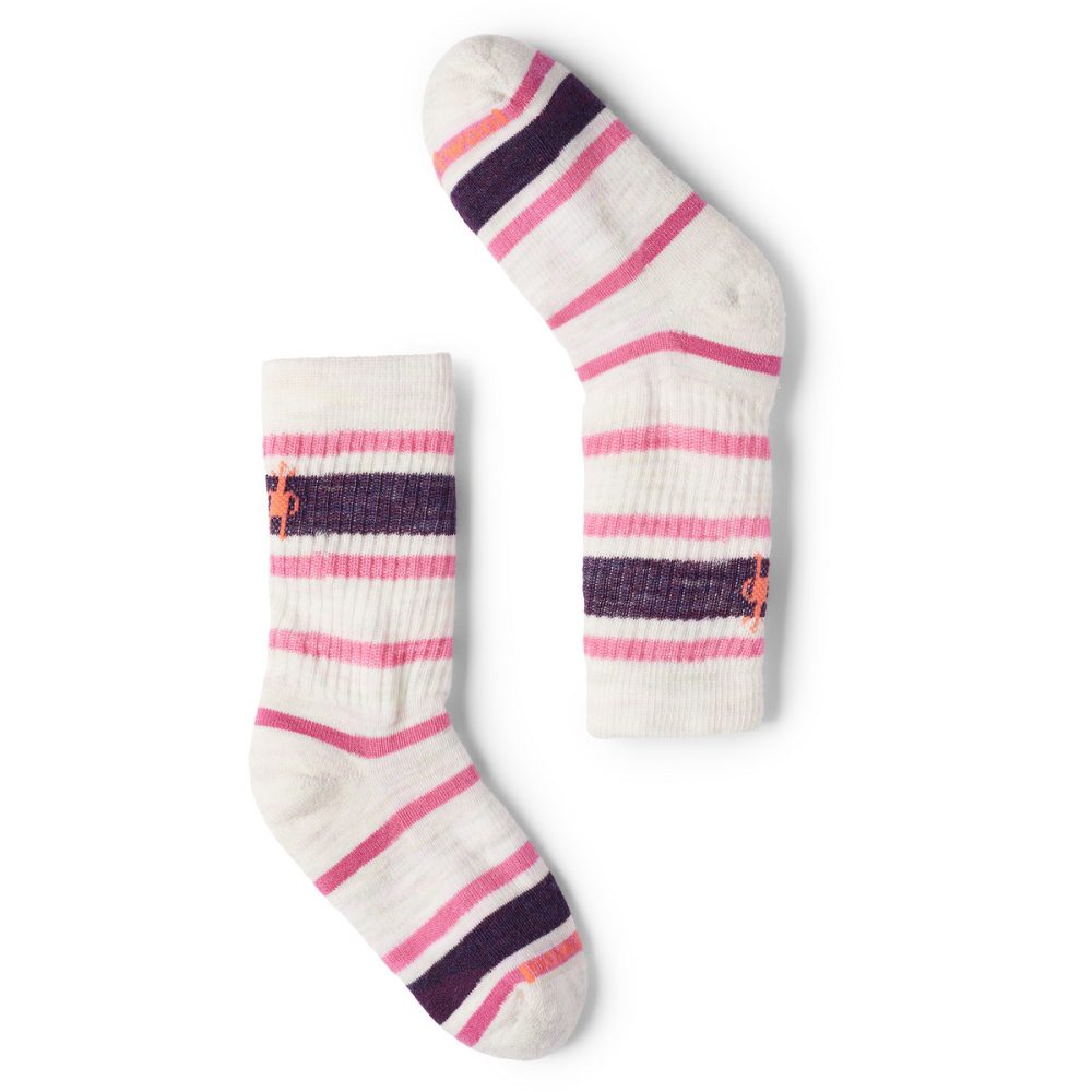 Smartwool Kinder Hike Light Striped Crew Socken