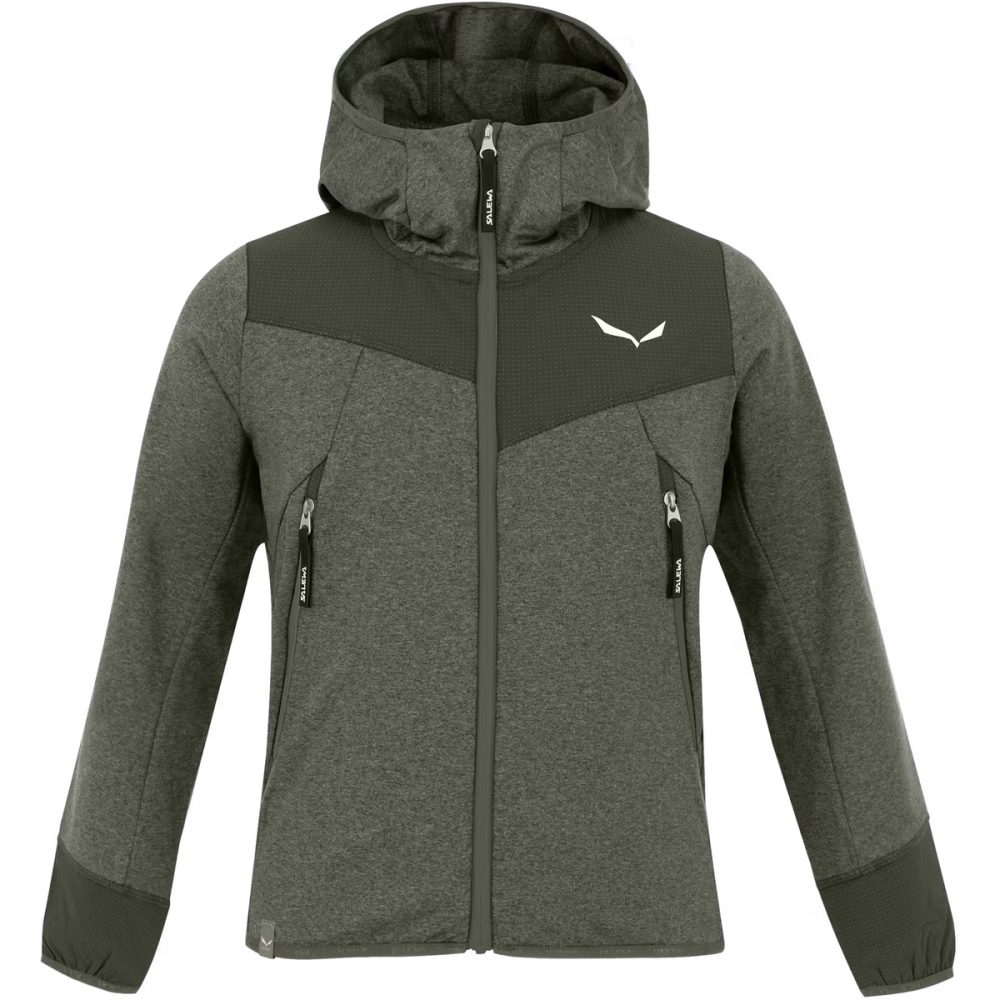 Salewa Kinder Agner Melange Hoodie Jacke