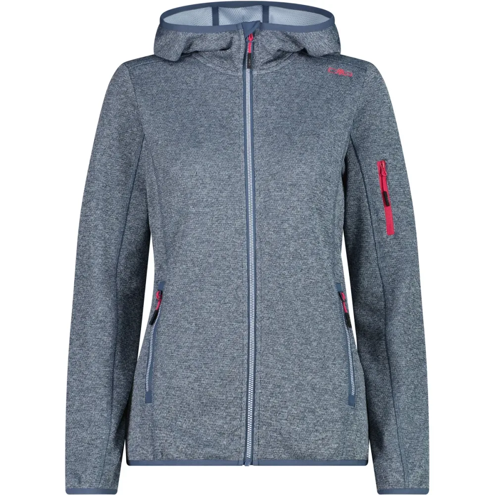 CMP Damen Knitted Hoodie Jacke