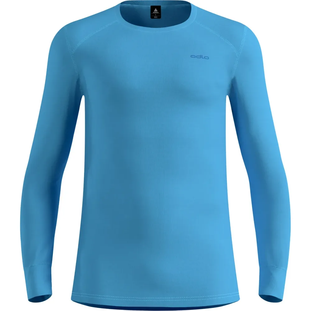 Odlo Active Warm Base Layer Shirt für Herren - Wandern, Ski & Snow - blau, M