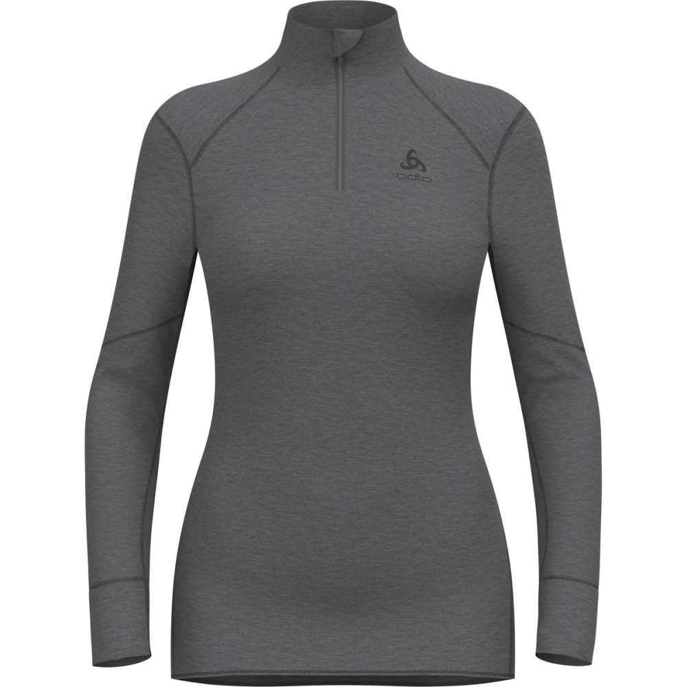 Odlo Active X-Warm Base Layer Half-Zip für Damen - Ski & Snow - grau, L