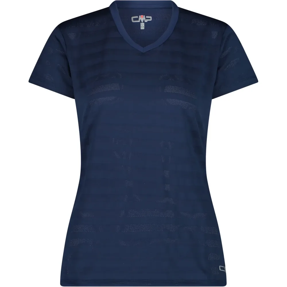 CMP Damen Striped Mesh T-Shirt