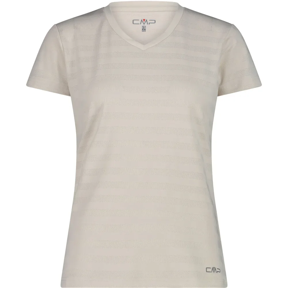 CMP Damen Striped Mesh T-Shirt