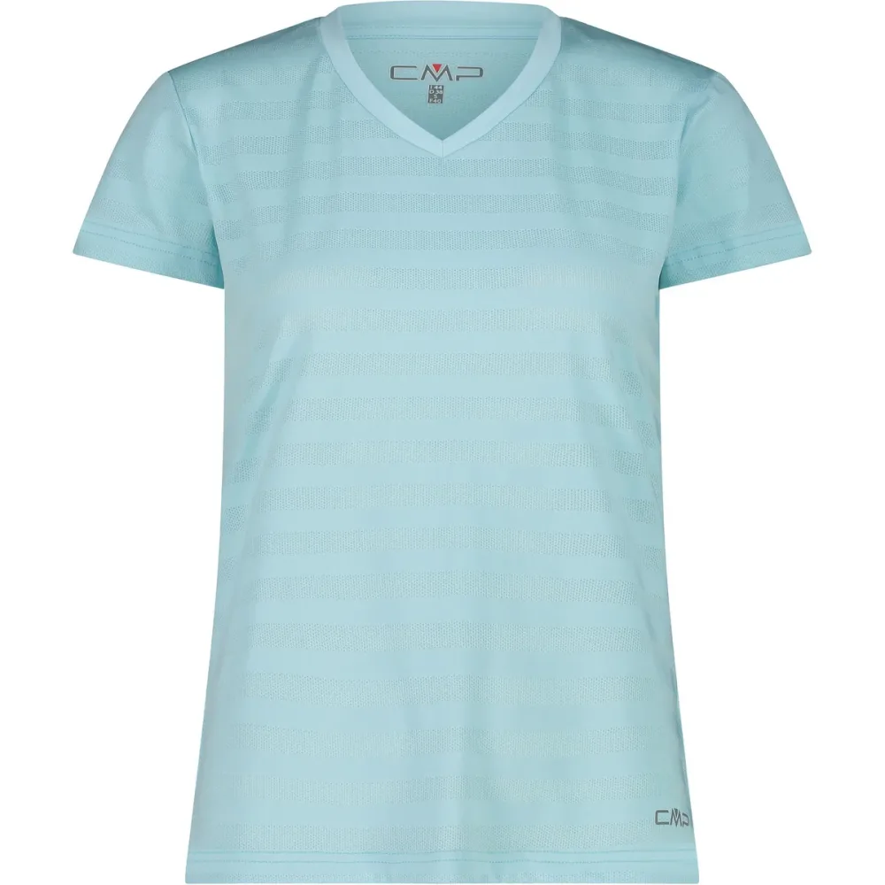 CMP Damen Striped Mesh T-Shirt