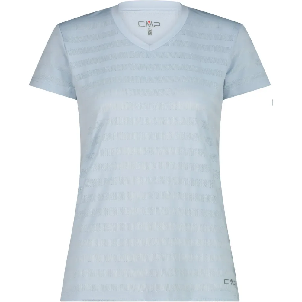 CMP Damen Striped Mesh T-Shirt