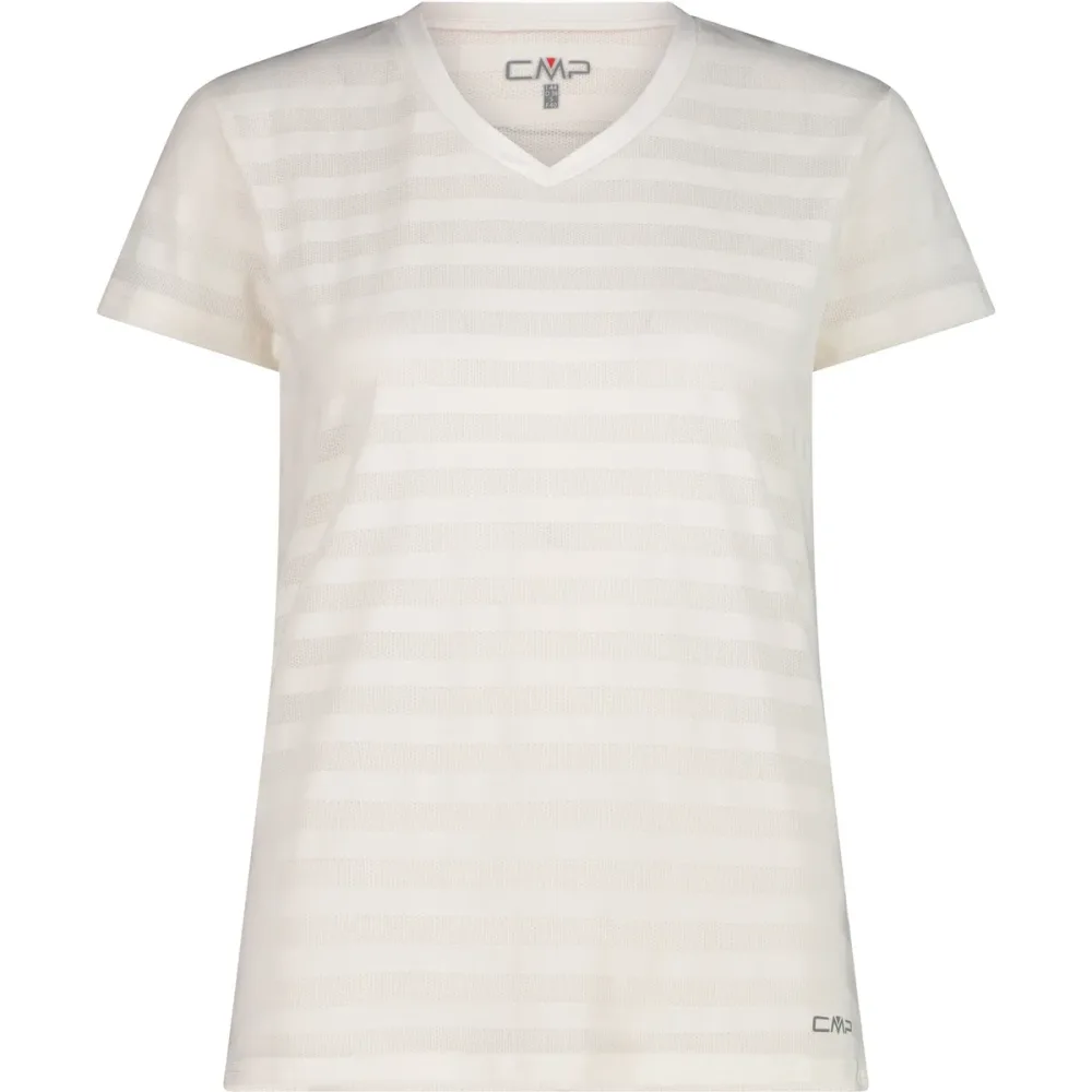 CMP Damen Striped Mesh T-Shirt