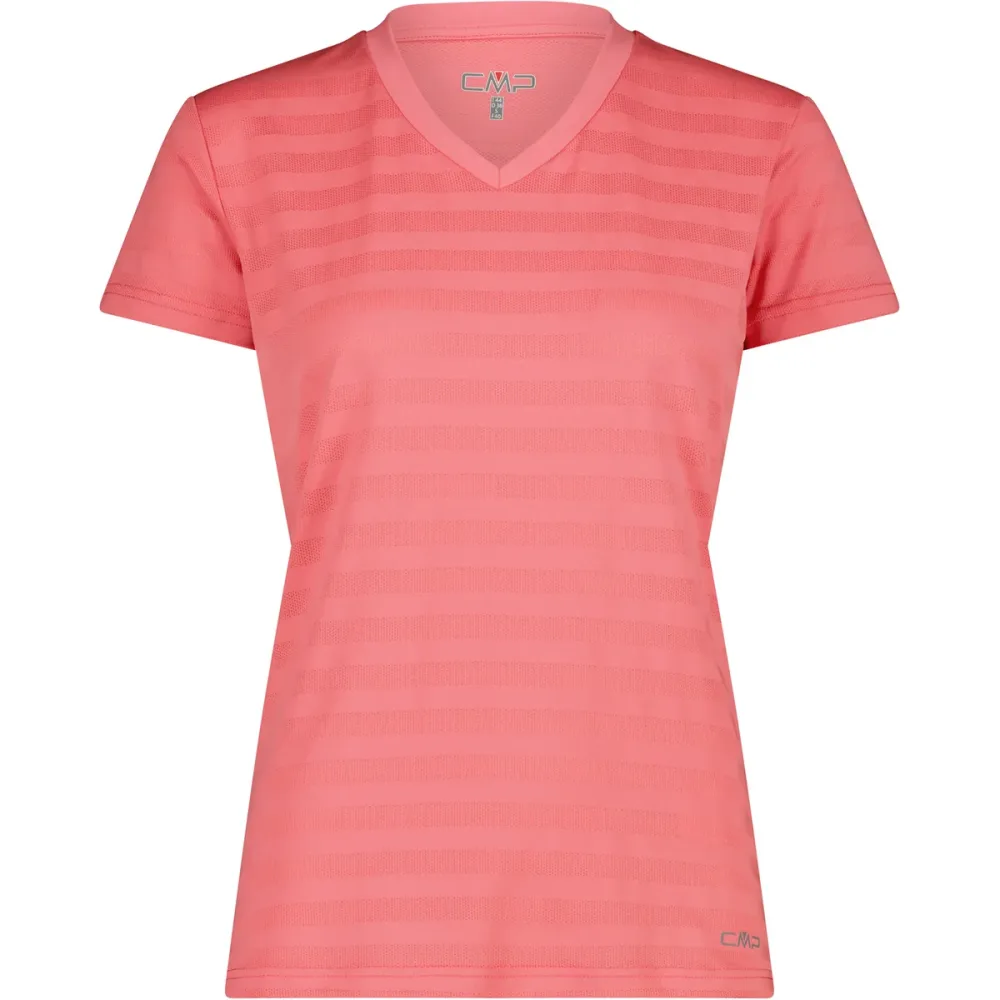 CMP Damen Striped Mesh T-Shirt