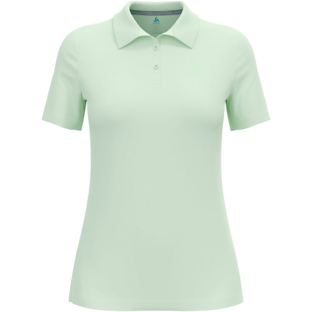 Odlo F-Dry Poloshirt für Damen - Wandern, Casual Comfort - grün, L
